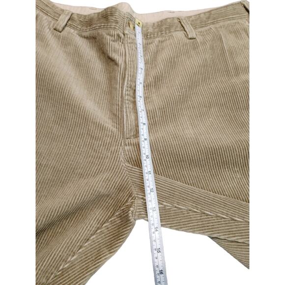 Woolrich Straight Leg Corduroy Pants High Waisted Beige Khaki Mens Size 38 x 32 - Picture 10 of 10